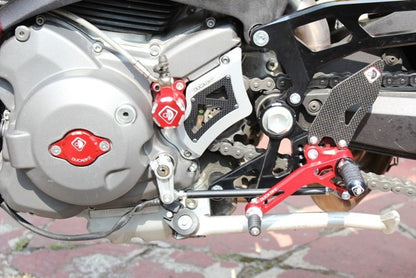 DBK Special Parts (Ducabike) Sprocket Cover w/ Plexiglass & Carbon Fiber Inserts for Ducati