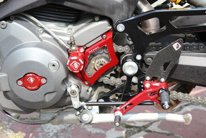 DBK Special Parts (Ducabike) Sprocket Cover w/ Plexiglass & Carbon Fiber Inserts for Ducati