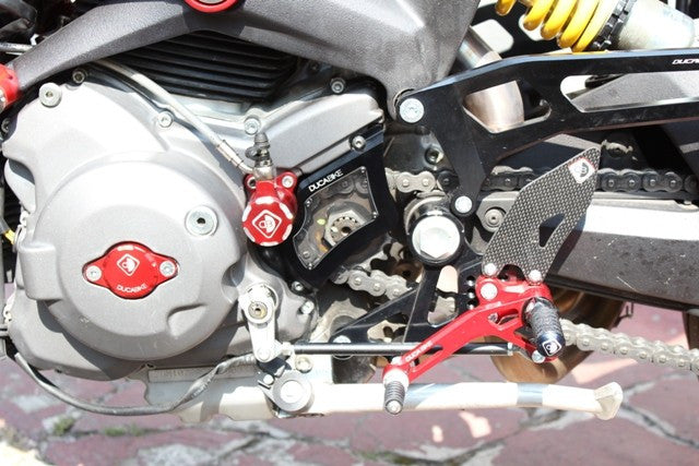 DBK Special Parts (Ducabike) Sprocket Cover w/ Plexiglass & Carbon Fiber Inserts for Ducati