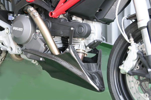 CARBONDRY - DUCATI MONSTER 696 / 796 / 1100 CARBON FIBER BELLY PAN