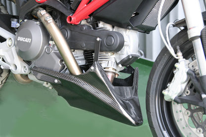 CARBONDRY - DUCATI MONSTER 696 / 796 / 1100 CARBON FIBER BELLY PAN