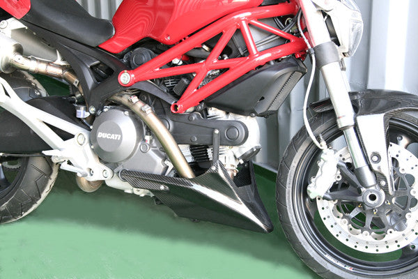 CARBONDRY - DUCATI MONSTER 696 / 796 / 1100 CARBON FIBER BELLY PAN