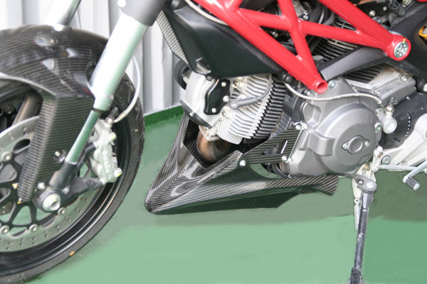 CARBONDRY - DUCATI MONSTER 696 / 796 / 1100 CARBON FIBER BELLY PAN