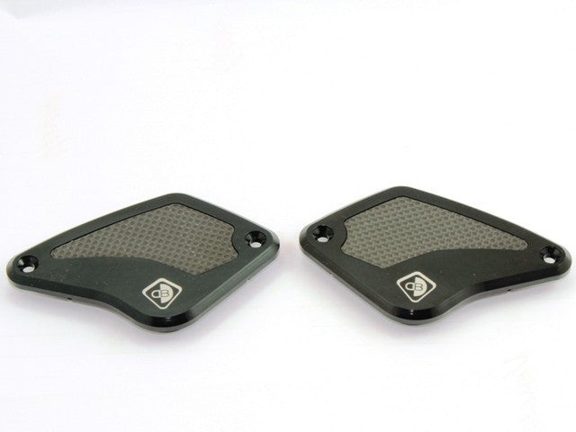 DBK Special Parts (Ducabike) Billet Front Brake & Clutch Reservoir Caps for the Ducati Diavel / XDiavel