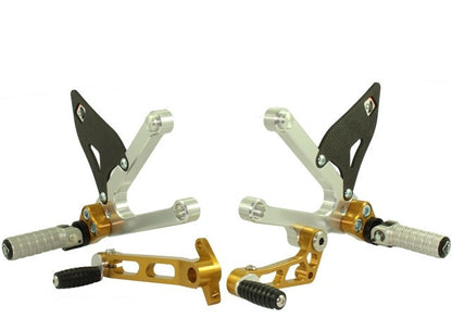 DBK Special Parts (Ducabike) Adjustable Rearsets for the Ducati Sport Classic/Sport 1000  Paul Smart  and Super Sport