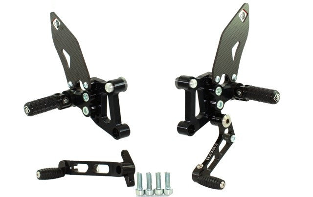 DBK Special Parts (Ducabike) SP Adjustable Rearsets for the Ducati 749/999