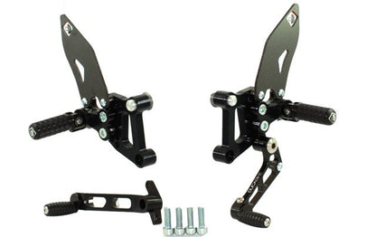 DBK Special Parts (Ducabike) SP Adjustable Rearsets for the Ducati 749/999