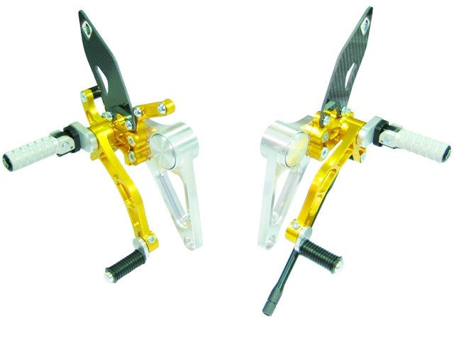 DBK Special Parts (Ducabike) Adjustable Rearsets for the Ducati Monster S2R/S4RS4RS