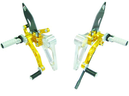 DBK Special Parts (Ducabike) Adjustable Rearsets for the Ducati Monster S2R/S4RS4RS