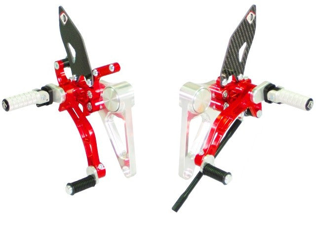 DBK Special Parts (Ducabike) Adjustable Rearsets for the Ducati Monster S2R/S4RS4RS