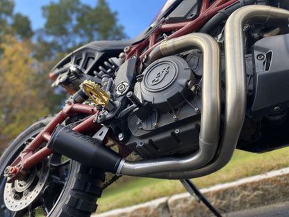 TOCE Performance Sport Edition Full 2 into 1 Low Mount Exhaust System for Indian FTR 1200 (Flat Track Racer) (2022+)