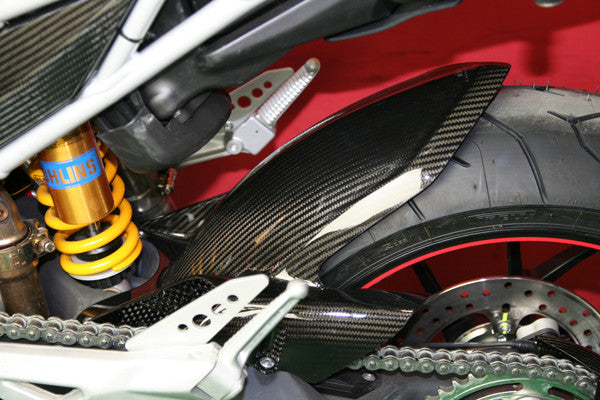 CARBONDRY - DUCATI HYPERMOTARD 1100 / 796 CARBON FIBER REAR HUGGER