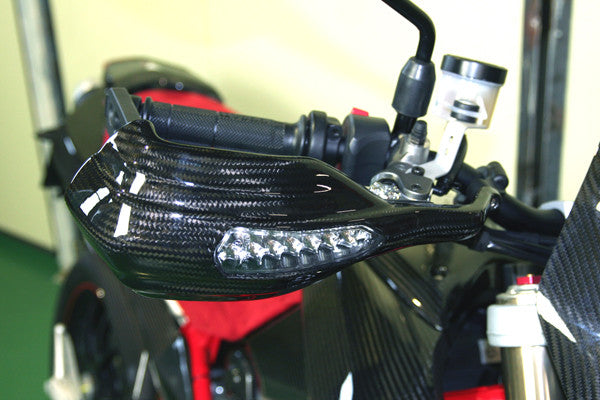 CARBONDRY - DUCATI HYPERMOTARD 1100 / 796 CARBON FIBER RACING HAND GUARDS