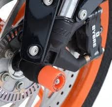 R&G Racing Axle Sliders (front)  KTM Duke 125 / 200 '14-'16, Duke 390 '14-'22