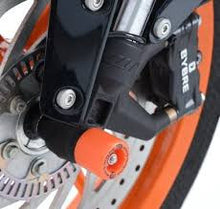 R&G Racing Axle Sliders (front)  KTM Duke 125 / 200 '14-'16, Duke 390 '14-'22