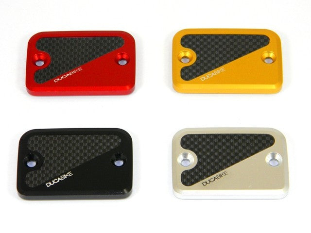DBK Special Parts (Ducabike) Billet Front Brake Reservoir Cap for the Ducati Hypermotard 821/939, Multistrada 950, Monster 821, and Scrambler