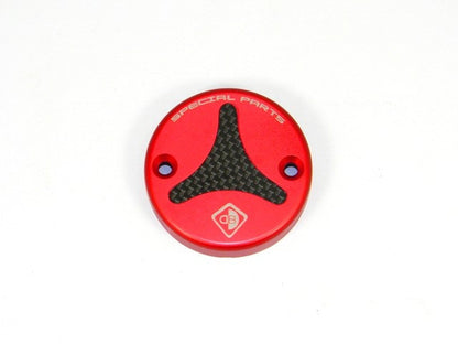 DBK Special Parts (Ducabike) Billet Front / Rear Brake Reservoir Cap and Performance Technology Brake Reservoir Cap