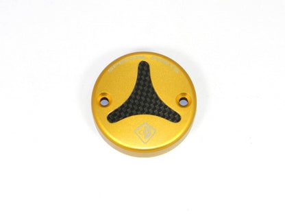 DBK Special Parts (Ducabike) Billet Front / Rear Brake Reservoir Cap and Performance Technology Brake Reservoir Cap