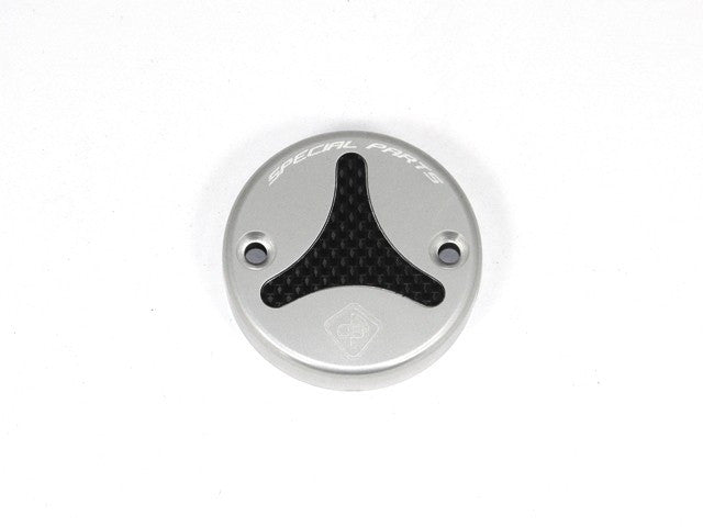 DBK Special Parts (Ducabike) Billet Front / Rear Brake Reservoir Cap and Performance Technology Brake Reservoir Cap