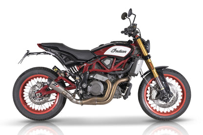 QD Exhaust GUNSHOT 60 Exhaust for the Indian FTR 1200 (Flat Track Racer) (18-20 Euro 4 only)