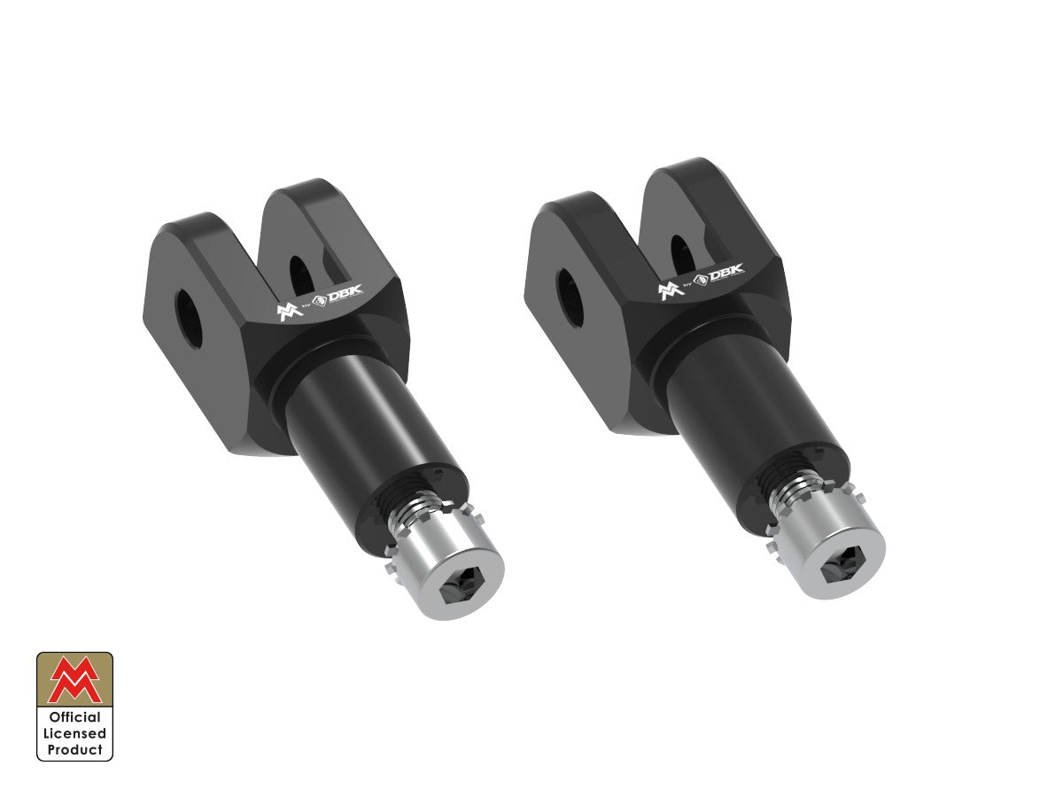 DBK Special Parts (Ducabike) Rider Foot peg Adapters for DBK Racing and Sport Footpegs For Moto Morini