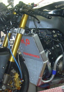 Galletto Radiatori (H2O Performance) Oversize Radiator kit For Kawasaki ZX-10R (2004-05)