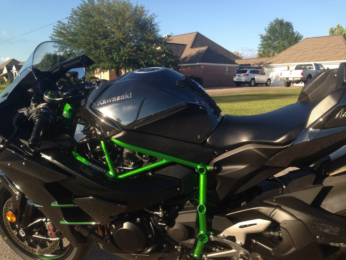 TechSpec Tank Grip Pads for the Kawasaki Ninja H2 (15+)