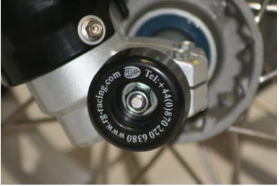 R&G Racing Front Axle Sliders / Protectors for BMW G650 X Country & G650 X Challenge