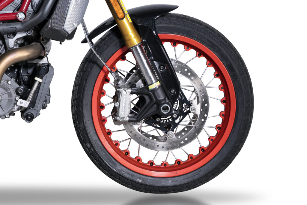 Kineo Billet Spoked Performance Wheels for the Indian FTR 1200 (Flat Track Racer)