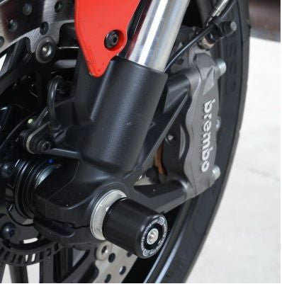 R&G Racing Front Axle Sliders / Protectors for Ducati Monster 821  Multistrada 1200 '10-'15  Monster 1200 '14-'15 & Monster 1200S '14-'15