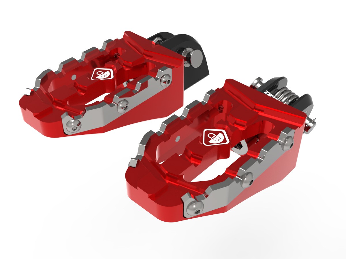 DBK Special Parts (Ducabike) Adjustable Off Road Enduro Rider Footpegs for BMW R 1300 GS