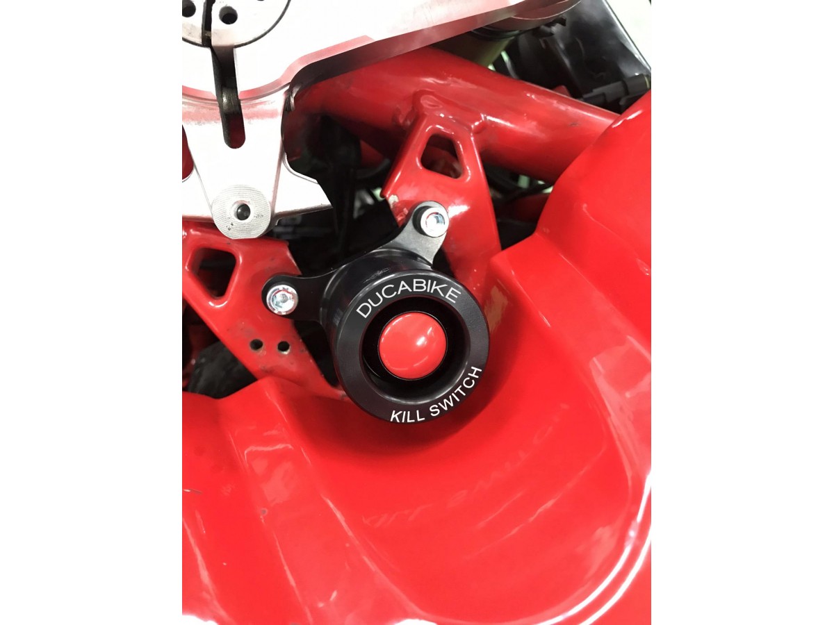 DBK Special Parts (Ducabike) Billet Key Switch Eliminator Kill Switch for the Ducati 1198 / 1098 / 848 / evo