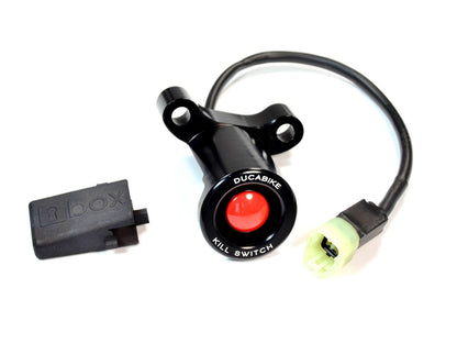 DBK Special Parts (Ducabike) Billet Key Switch Eliminator Kill Switch for the Ducati Panigale V4 / S / R / Speciale (18-20 Euro 4 models)