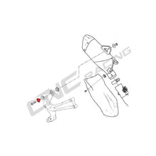 CNC Racing Machined aluminum collar For Exhaust Mount Bolt