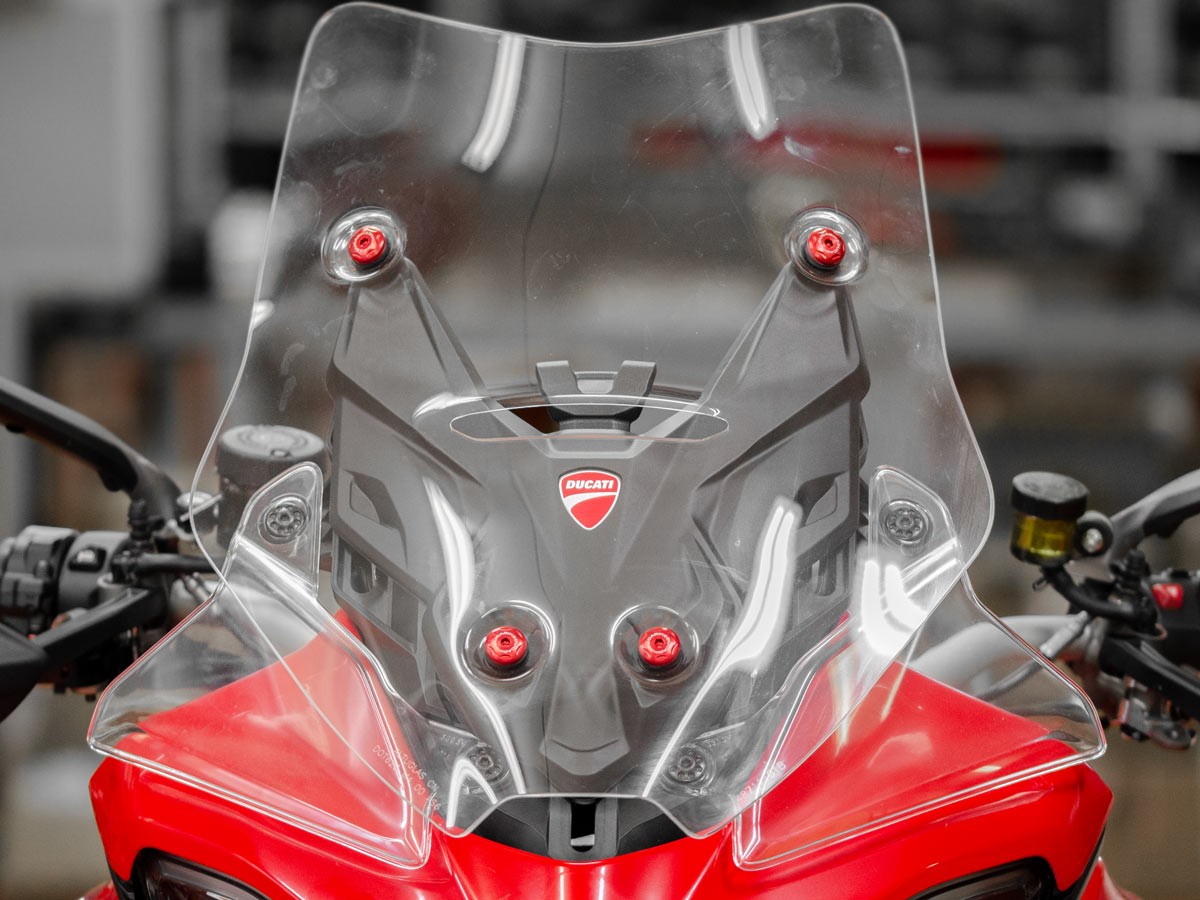 DBK Special Parts (Ducabike) Windscreen Bolt Kit for the Ducati Multistrada V4 / S / Sport