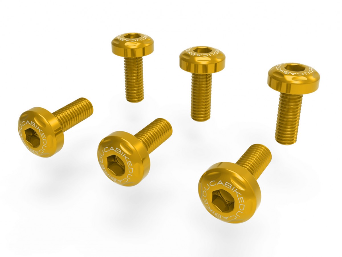 DBK Special Parts (Ducabike) Radiator Frame Screw Kit for the Ducati Streetfighter V2
