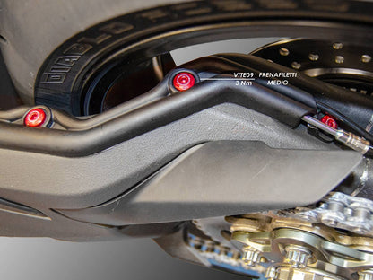 DBK Special Parts (Ducabike) Rear Cable Cover Screw Kit for the Ducati Streetfighter V2