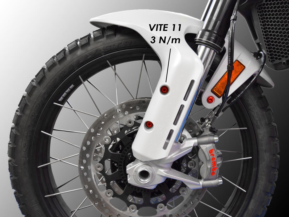 DBK Special Parts (Ducabike) Front Fender (Mudguard) Bolt Kit for the Ducati DesertX