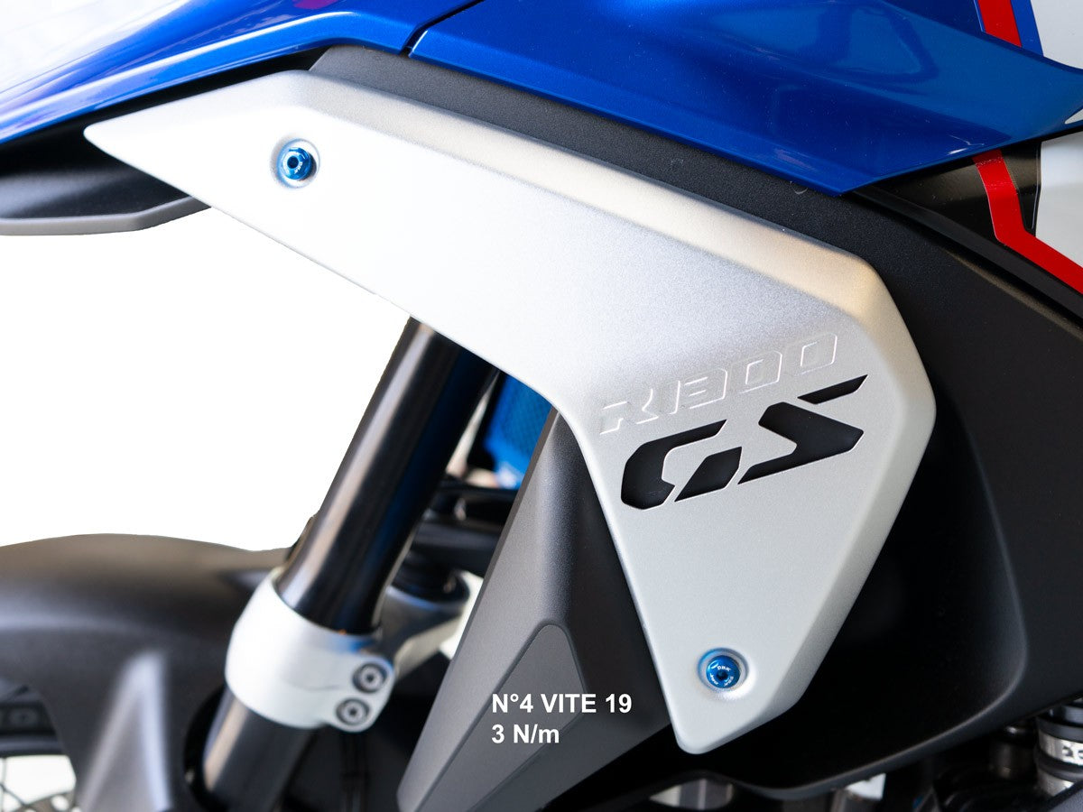 DBK Special Parts (Ducabike) Front Side Panel Screw Kit for the BMW R 1300 GS