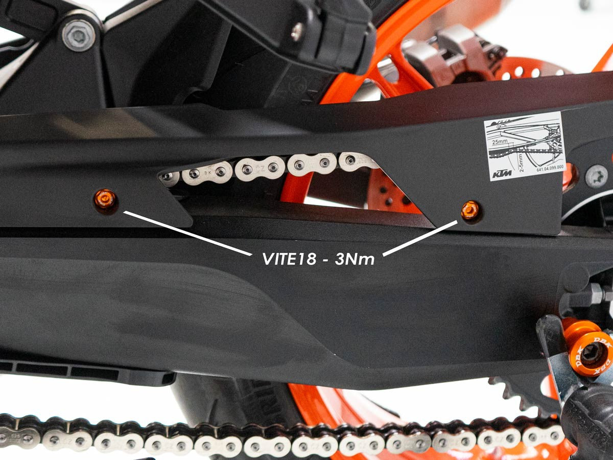DBK Special Parts (Ducabike) Left Side Lower Screw Kit for the KTM 990 Duke