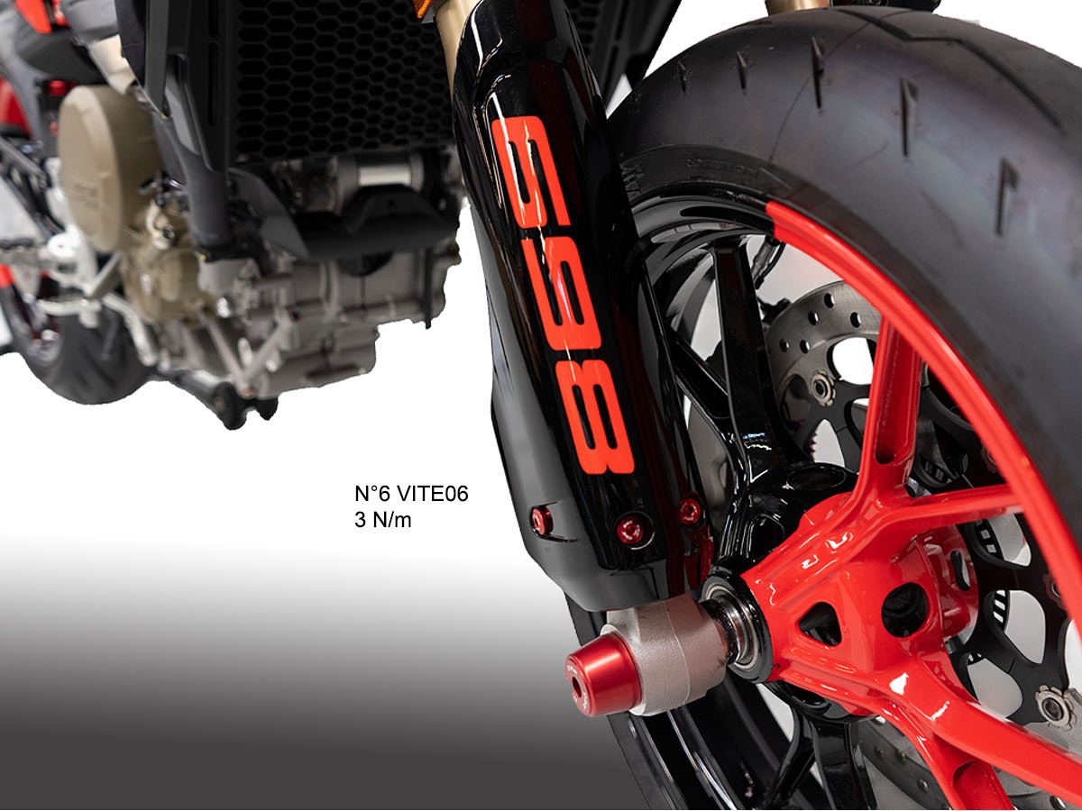 DBK Special Parts (Ducabike) Front Fork Covers Screw Kit for the Ducati Hypermotard 698 Mono