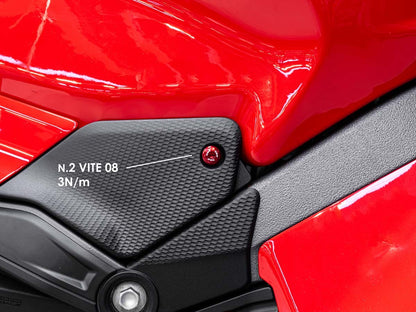 DBK Special Parts (Ducabike) Tank Side Panels Screw Kit for the Ducati Panigale V4 (2025+)