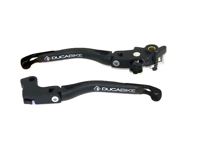 DBK Special Parts (Ducabike) EVO II Folding Lever Set w/ non-Adj. Reach Clutch for the Ducati Hypermotard 821SP / 939SP & Supersport /S