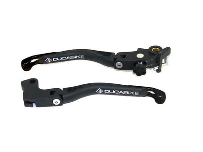 DBK Special Parts (Ducabike) EVO II Folding Lever Set w/ non-Adj. Reach Clutch for the Ducati Hypermotard 821SP / 939SP & Supersport /S