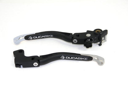 DBK Special Parts (Ducabike) EVO II Folding Lever Set w/ non-Adj. Reach Clutch for the Ducati Hypermotard 821SP / 939SP & Supersport /S