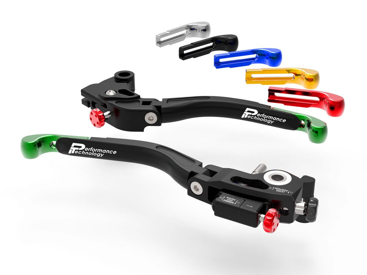 DBK Special Parts (Ducabike) Performance Technology L12 ULTIMATE Folding Lever Set for Kawasaki ZX-10R / ZX10-RR (16-20)