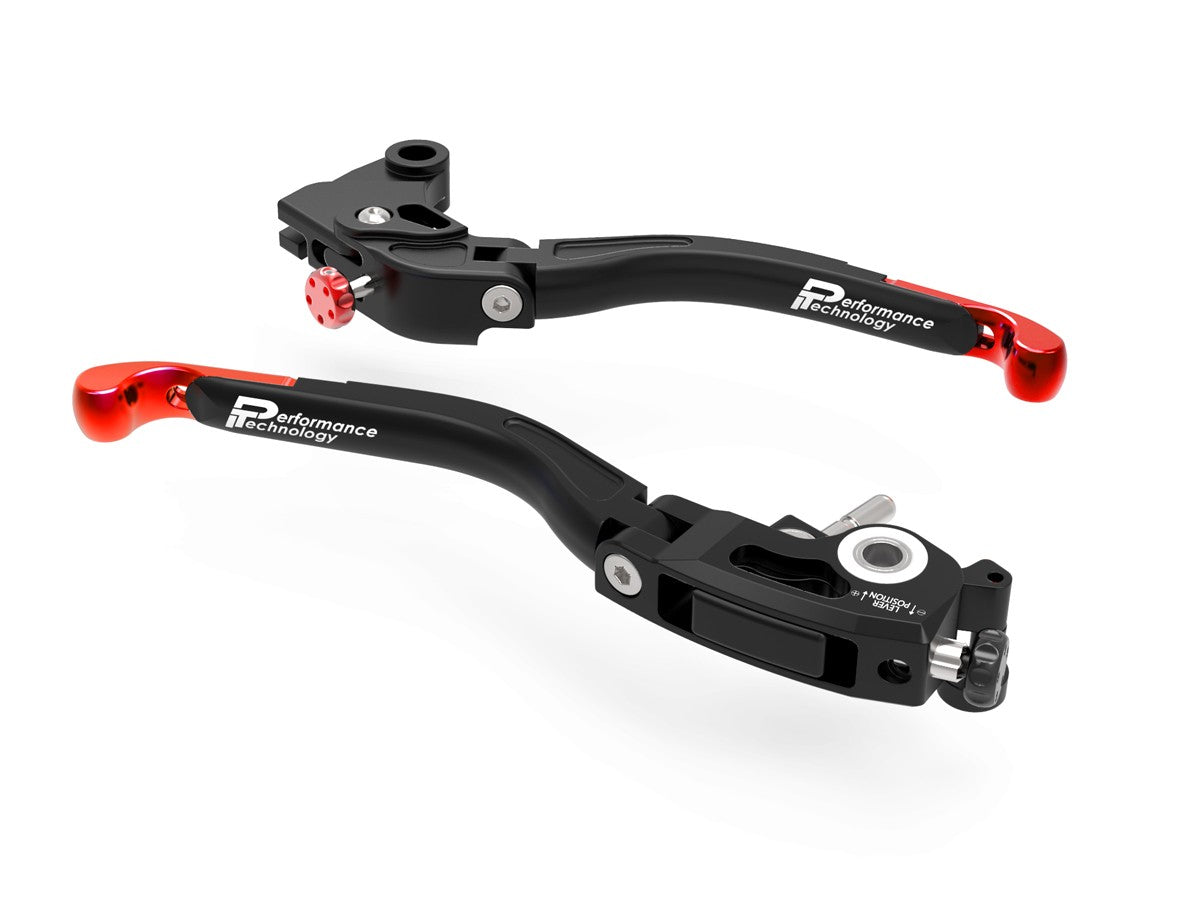 DBK Special Parts (Ducabike) EVO Folding Lever Set w/ Adj. Reach Clutch for Suzuki