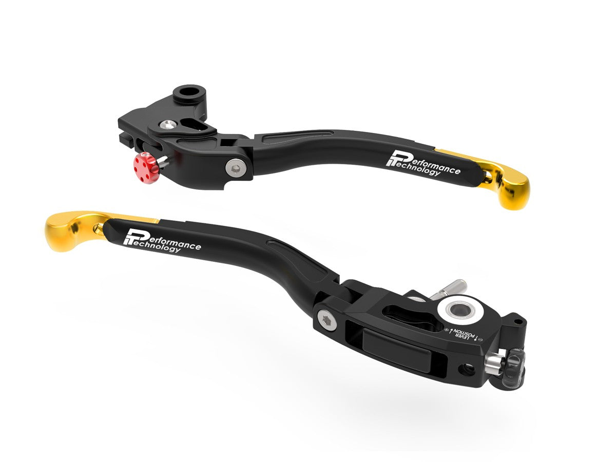 DBK Special Parts (Ducabike) EVO Folding Lever Set w/ Adj. Reach Clutch for Kawasaki ZX-10R / ZX-10RR (2021+)