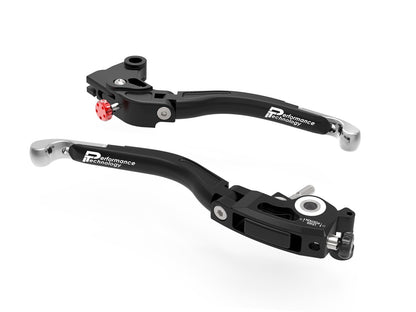 DBK Special Parts (Ducabike) EVO Folding Lever Set w/ Adj. Reach Clutch for the Kawasaki Ninja 400 / 300 / 250