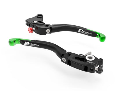 DBK Special Parts (Ducabike) EVO Folding Lever Set w/ Adj. Reach Clutch for Suzuki